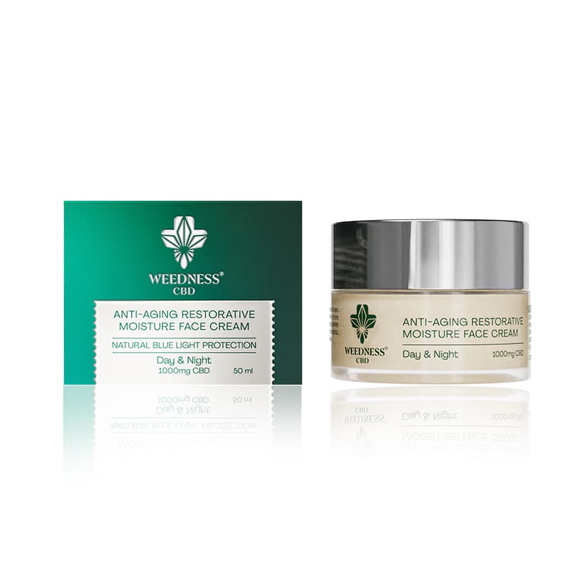 Crème visage anti-âge 24h | 1000mg CBD 50ml