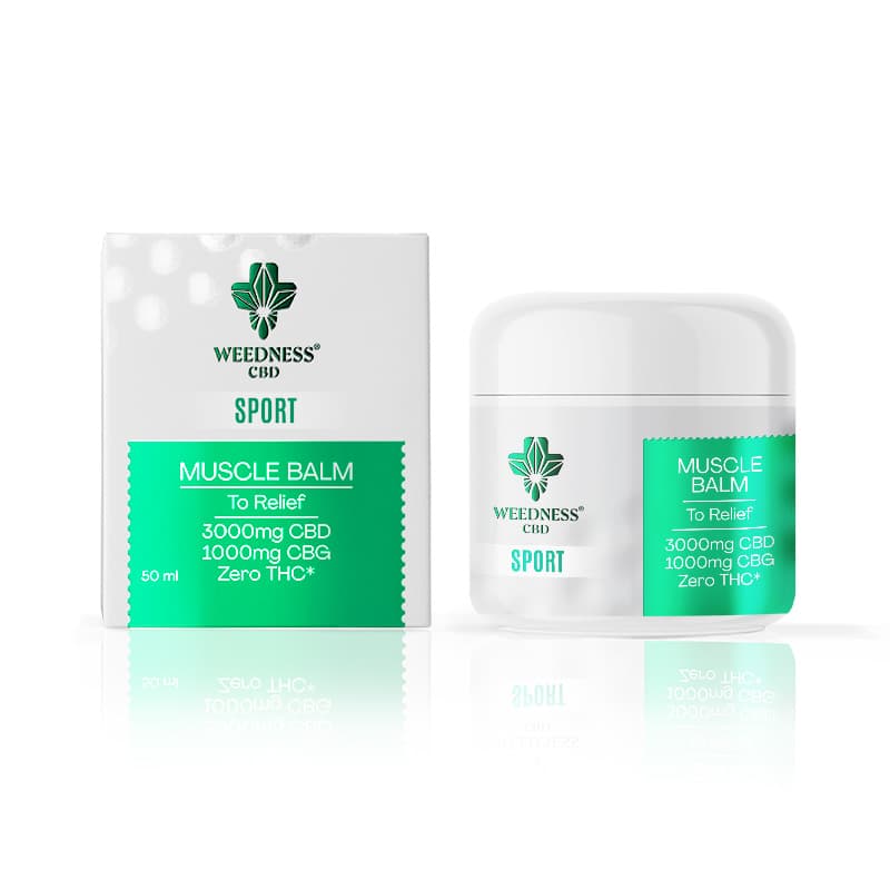 Sport Muscle Relief Balm 3000mg CBD et 1000mg CBG