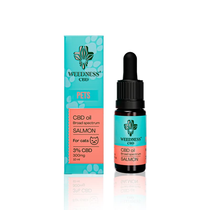 Huile CBD 3% pour chats | Saumon