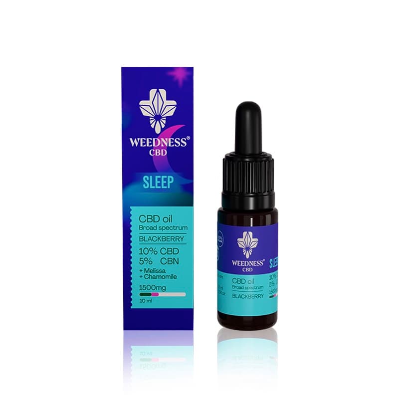 Huile de CBD Sommeil 10% + CBN 5% | Mûre 10ml