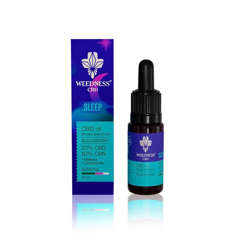 Sleep CBD Oil 20% + CBN 10% | Mûre 10ml