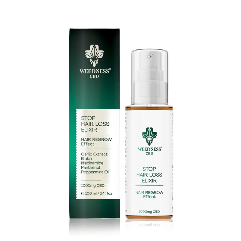 Elixir contre la chute des cheveux avec 1000mg de CBD