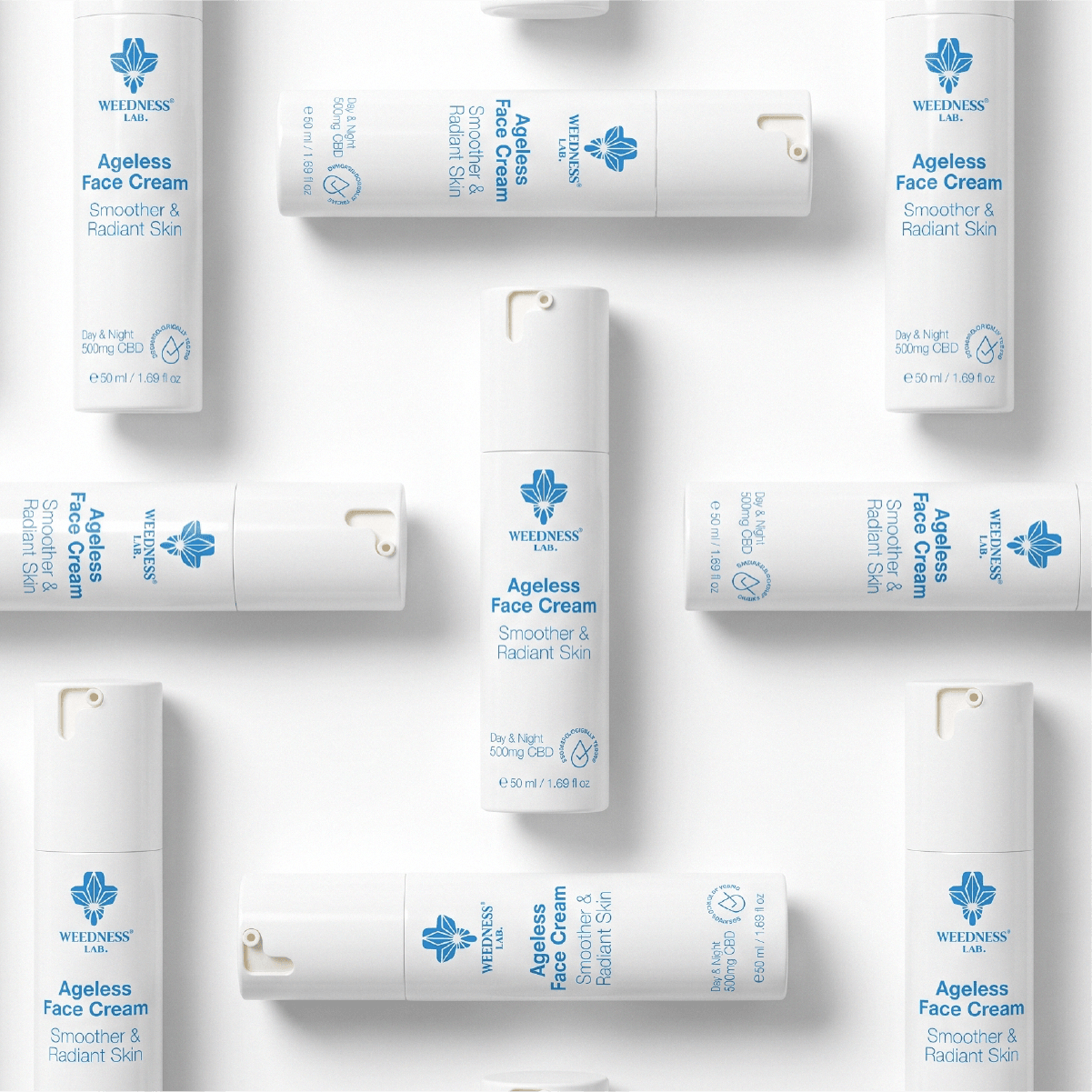 Crème visage anti-âge 24h | 500mg CBD 50ml
