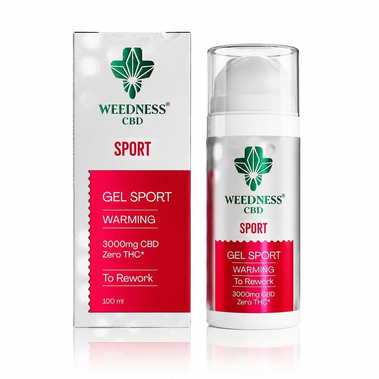Gel sportif pour les muscles et les articulations ( Effet Chauffant) 3000mg CBD | 0THC