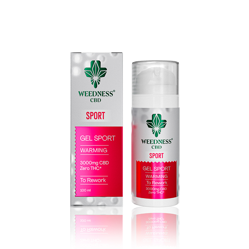 Gel sportif pour les muscles et les articulations ( Effet Chauffant) 3000mg CBD | 0THC