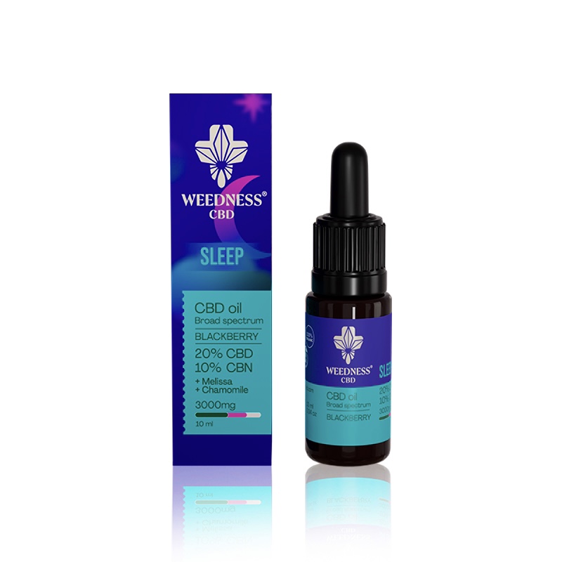 Sleep CBD Oil 20% + CBN 10% | Mûre 10ml